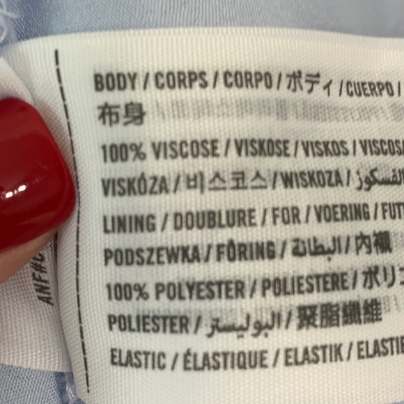 Hollister Floral Smocked Tiered Tie Back Midi Dress Sz S - Picture 11 of 14